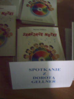 Spotkanie z pisarką Dorotą Gellner - książka "Skaczące nutki"